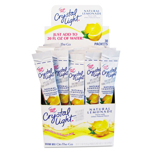 Crystal Light Flavored Drink Mix, Lemonade, 30 .17oz. Packets/Box