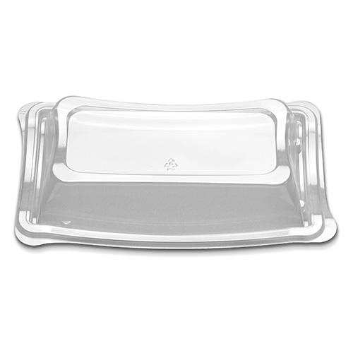 D&W Finepack New Wave 8" Oblong High Dome Lid