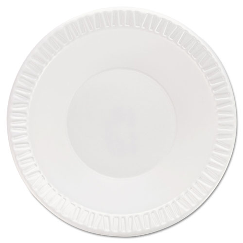 Dart Quiet Classic Laminated Foam Dinnerware Bowls, 10-12 Oz, White, 125/Pk