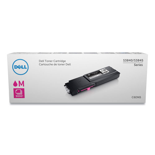 Dell C6DN5 Extra High-Yield Toner, 9,000 Page-Yield, Magenta