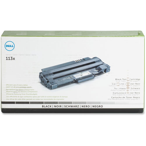Dell Toner Cartridge, f/1130/1135, 2, 500 Page Yield, BK