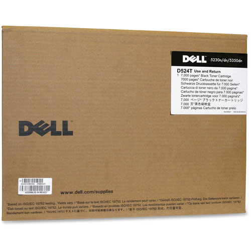 Dell Toner Cartridge, f/5230/5350, 7,000 Page Yield, Black