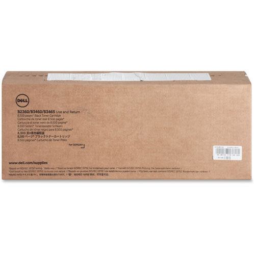 Dell Toner Cartridge, f/2360/3460, 8500 Page Yield, BK