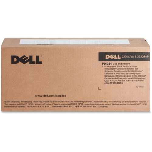 Dell Toner Cartridge, f/2330/2350, 6000 Page Yield, BK
