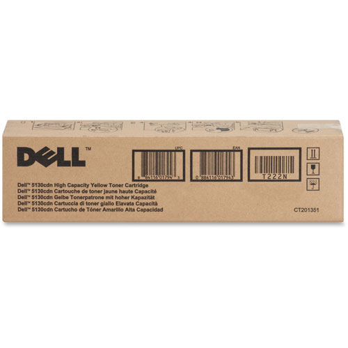 Dell Toner Cartridge for 5130CDN, 12, 000 Page Yield, Yellow