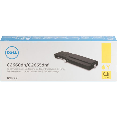 Dell Toner Cartridge for C2660, 1200 Page Standard Yield, Yellow