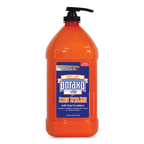 Dial Orange Heavy Duty Hand Cleaner, 3 Liter Pump Bottle