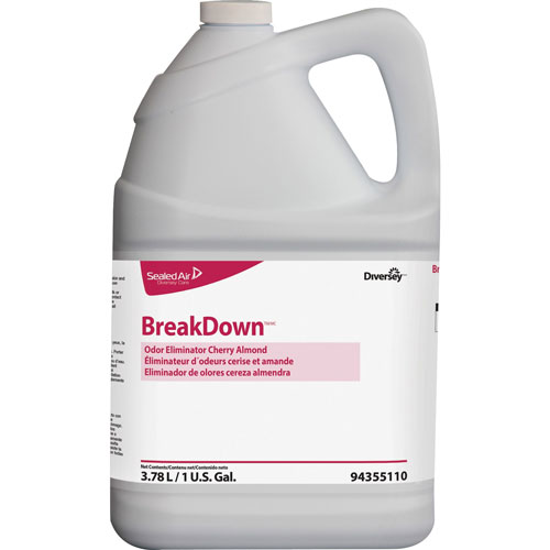 Diversey Breakdown Odor Eliminator, 1Gal, Cherry Almond/RD