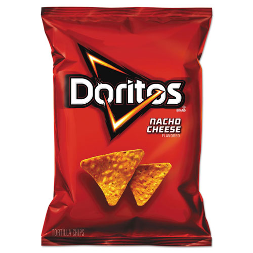 Doritos Nacho Cheese Tortilla Chips, 1.75 oz Bag, 64/Carton
