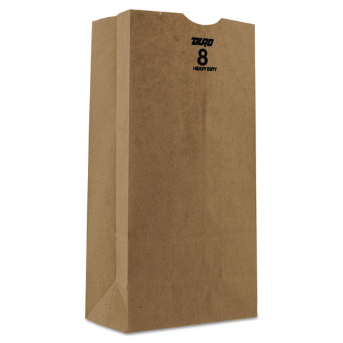 Duro Kraft Paper Bags, Heavy Duty, Brown, 8 lb