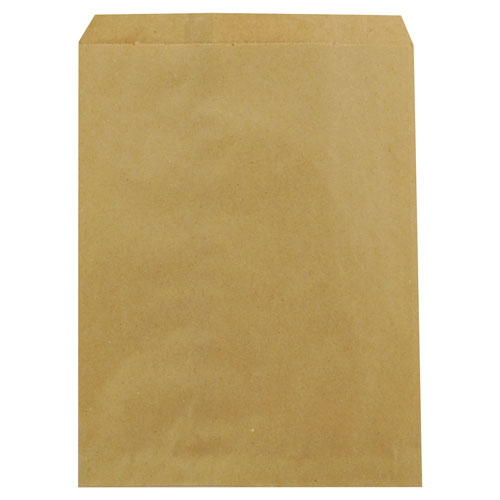 Duro Kraft Paper Bags, 8.5" x 11", Brown, 2,000/Carton