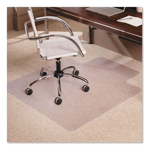 E.S. Robbins Multi-Task Series AnchorBar Chair Mat for Carpet up to 0.38", 45 x 53, Clear