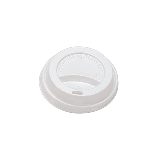 Eatery Essentials White Flat lid for 10-24 oz. Paper Hot Cups