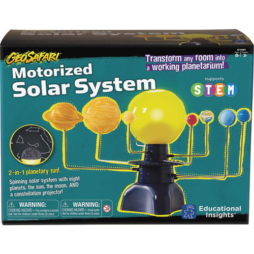 Educational Insights Motorized Solar System, 14-1/2"Wx8-1/4"Lx10"H, Multi