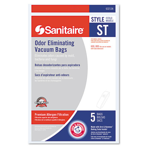 Electrolux Style ST Disposable Vacuum Bags for SC600 & SC800 Series, 5/Pack