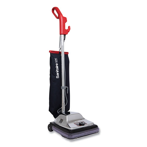 Electrolux TRADITION QuietClean Upright Vacuum SC889A, 12" Cleaning Path, Gray/Red/Black