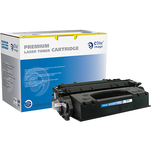 Elite Image Remanufactured Toner Cartridge, Alternative for HP 05X (CE505X), Laser, 6500 Pages, Black, 1 Each
