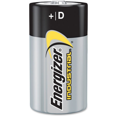 Energizer Industrial Alkaline Battery, "D" Size, 6BX/CT