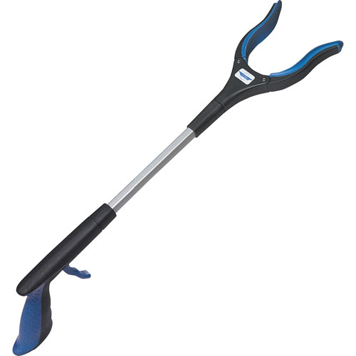 Ettore Products Pickup Tool, Multipurpose, 4"Wx16"Lx1-1/4"H, Blue
