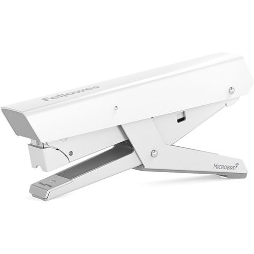Fellowes LX890™ Handheld Plier Stapler, 40-Sheet Capacity, 0.25"; 0.31" Staples, White