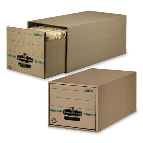 Fellowes Storage Drawer, Recycled, Letter, 12-1/4" x 23-1/2" x 10-1/4" Kraft