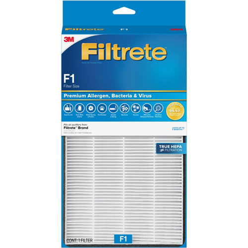 Filtrete™ Air Filter - HEPA - For Air Purifier - 12", x 6.7" Width - Polypropylene