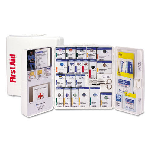 First Aid Only ANSI 2015 SmartCompliance First Aid Station Class A+, 50 People, 241 Pieces