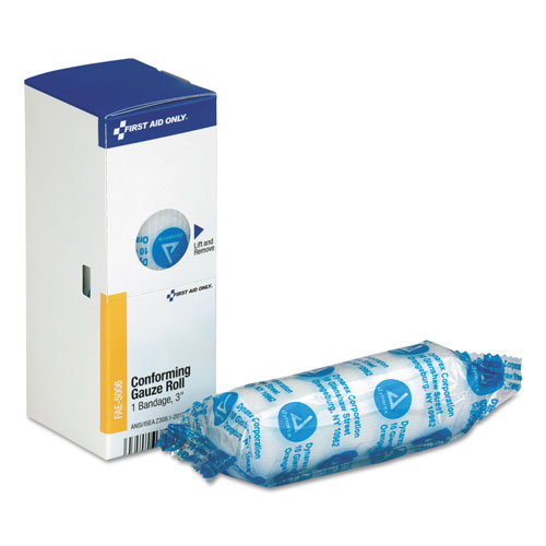 First Aid Only Gauze Bandages, 3"