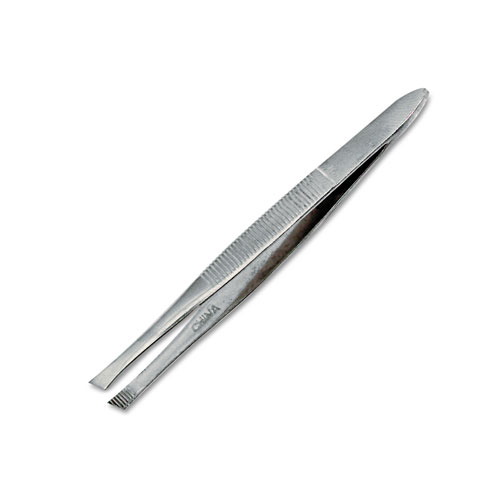 First Aid Only Tweezers, Stainless Steel, 3"