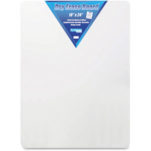 Flipside Dry Erase Board, 18" x 24", White