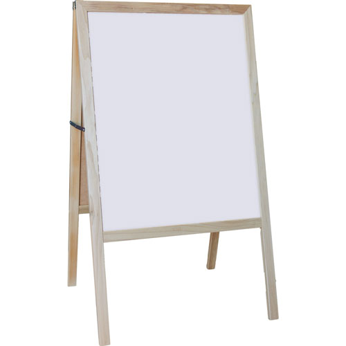Flipside Signage Easel, Dry-Erase/Chalkboard, 24"Wx42"H, Multi