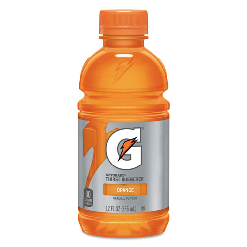 Gatorade G-Series Perform 02 Thirst Quencher, Orange, 12 oz Bottle, 24/Carton