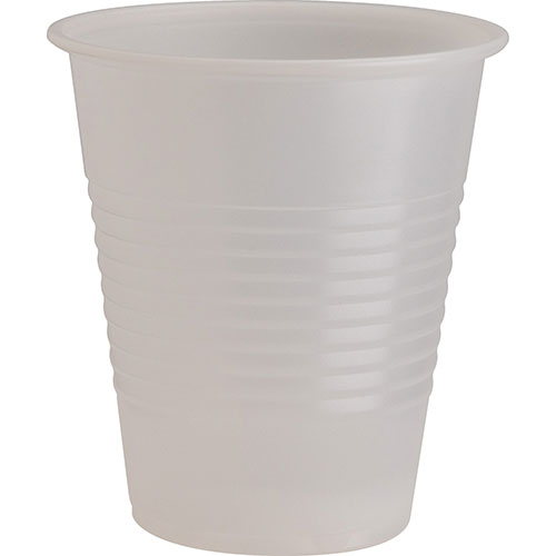 Genuine Joe 12 Oz Cold Plastic Cups, Clear, Pack of 1000