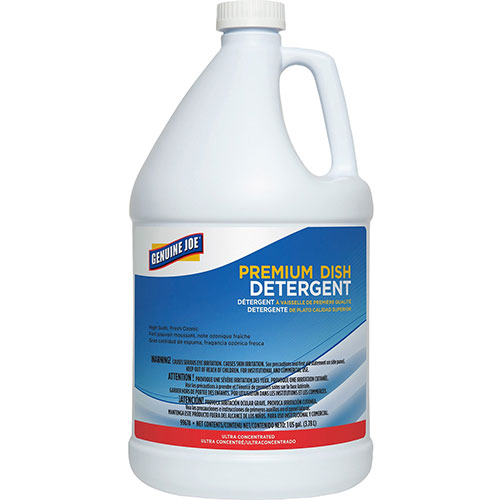 Genuine Joe Dish Detergent, Concentrated, 1 Gallon
