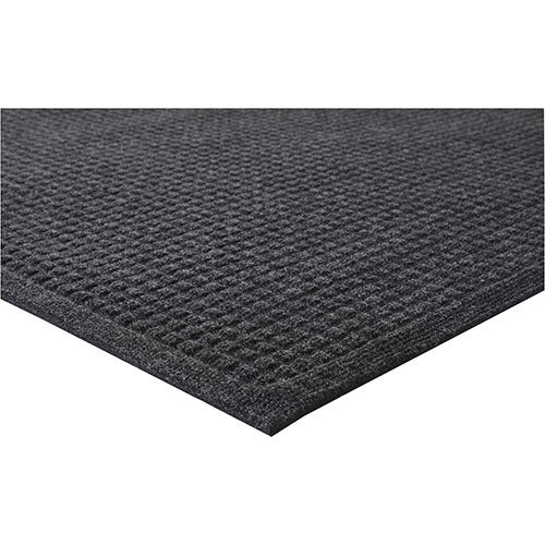 Genuine Joe Eternity Rubber Floor Mat, 2' x 3', Gray