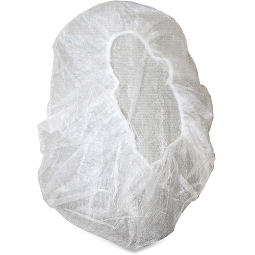 Genuine Joe Nylon Hair Net, Non-Woven, Large, 1000/CT, White