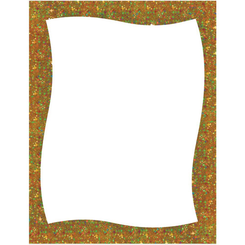 Geographics Galaxy Gold Frame Poster Board, Fun and Learning, Project, Sign, Display, Art, 28" x 22", 15/Carton, Yellow