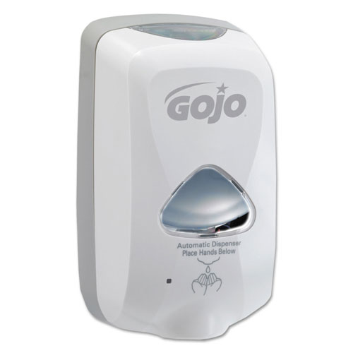Gojo TFX Touch-Free Automatic Foam Soap Dispenser, 1200 mL, 4.1" x 6" x 10.6", Gray