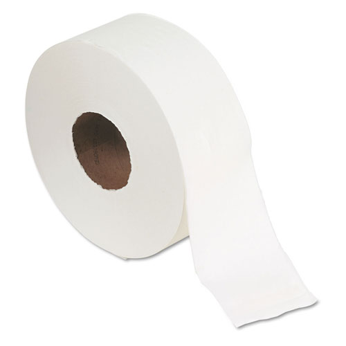 GP Jumbo Jr. Bath Tissue Roll, 9" diameter, 1000ft, 8 Rolls/Carton