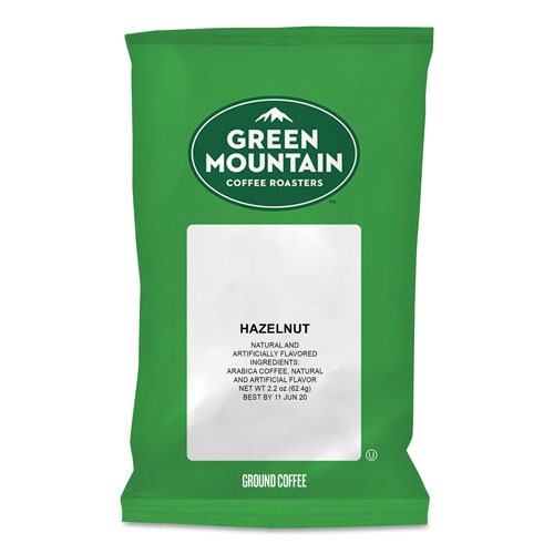 Green Mountain Hazelnut Coffee Fraction Packs, 2.2oz, 50/Carton