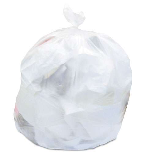 Heritage Bag High-Density Waste Can Liners, 16 gal, 6 microns, 24" x 31", Natural, 1,000/Carton