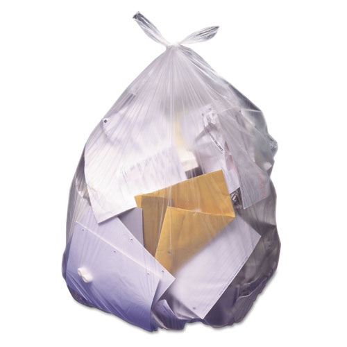 Heritage Bag High-Density Waste Can Liners, 45 gal, 14 microns, 40" x 48", Natural, 250/Carton