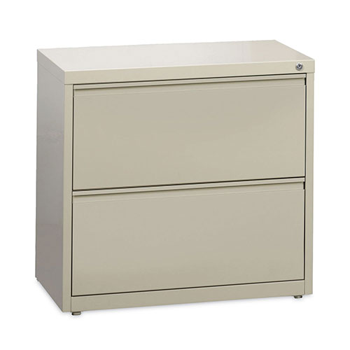 Hirsh 10000-Series 2 Drawer Metal Lateral File Cabinet, 30"x18.6"x28", Beige