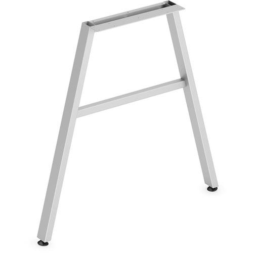 Hon Leg, Angled, f/30"D Mod Worksurfaces, 30"W, Silver