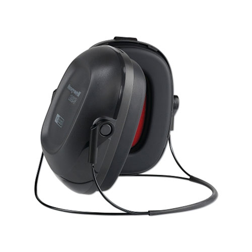 Honeywell VeriShield™ 100 Series Passive Earmuff, VS110N, 22 dB NRR, Black, Neckband