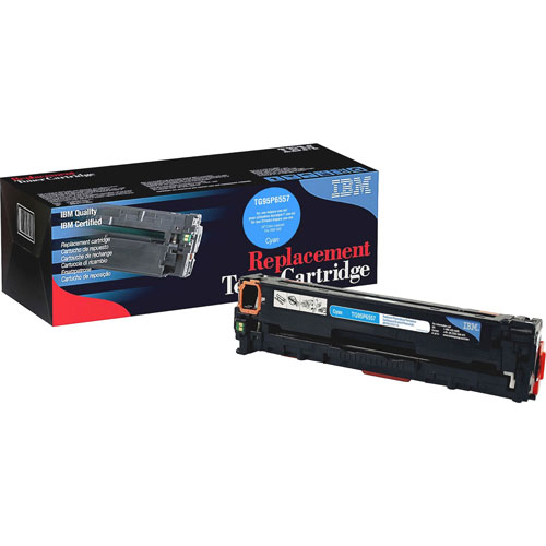IBM Remanufactured Toner Cartridge, Alternative for HP 305A (CE411A), Laser, 2600 Pages, Cyan, 1 Each