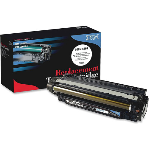 IBM Remanufactured Toner Cartridge, Alternative for HP 507A (CE400A), Laser, 5500 Pages, Black, 1 Each