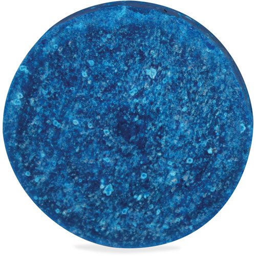 Impact 3 oz Blue Dye Urinal Toss Block, Deodorizer, Water Soluble, Odor Neutralizer, 60/Carton, Blue