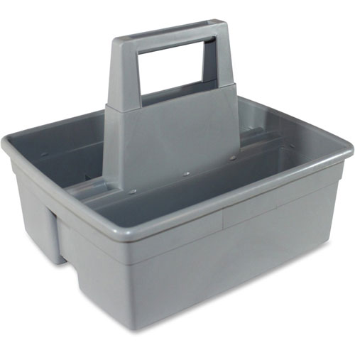Impact Maids' Basket Gray with Inserts, 2 Compartment(s), 29.3", x 8" Width13.7" Length, Gray, 6/Carton
