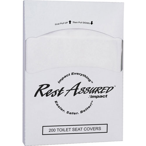 Impact Toilet Seat Covers, 1/4 Fold, 200/PK, 5000/CT, White